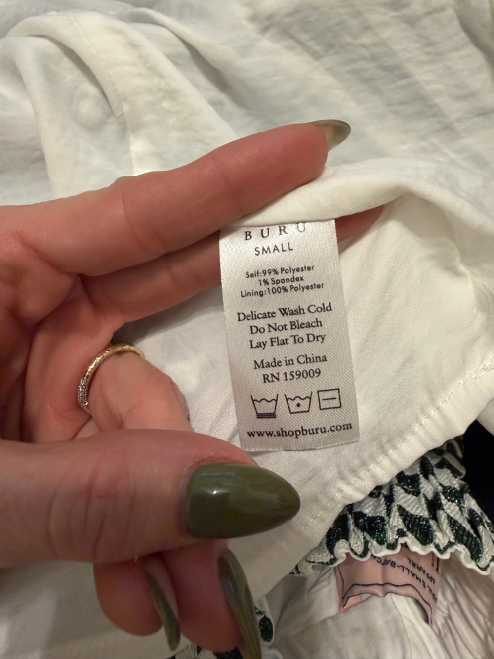 BURU Maxi Party Skirt Size S - Picture 5 of 6